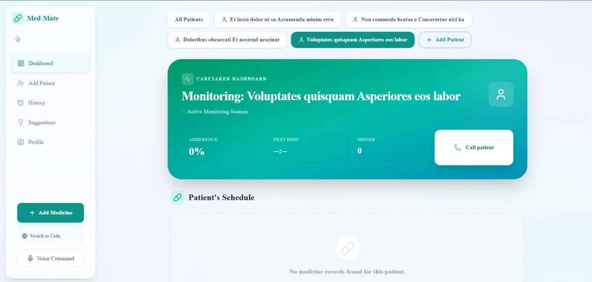 Med-Mate — Healthcare Technology case study