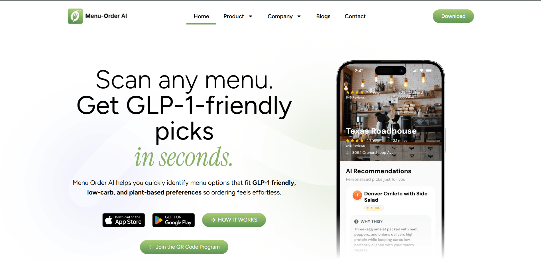 Menu Order AI case study preview