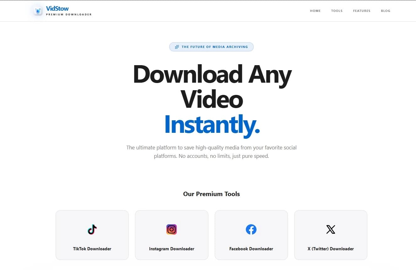 VidStow — Web Application project by Taylance Tech