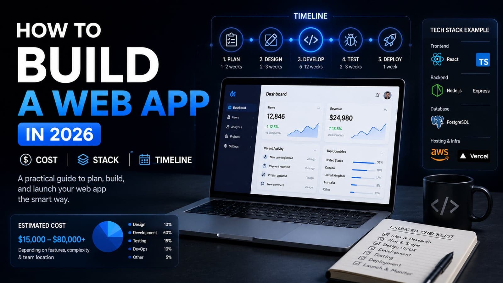 How to Build a Web App in 2026: Real Cost, Stack & Timeline (From a Founder Who Ships)